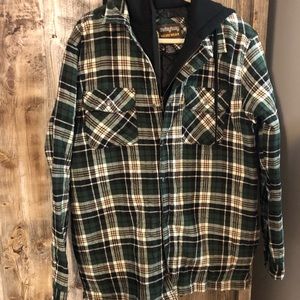 Men’s / Unisex quilted hooded jacket